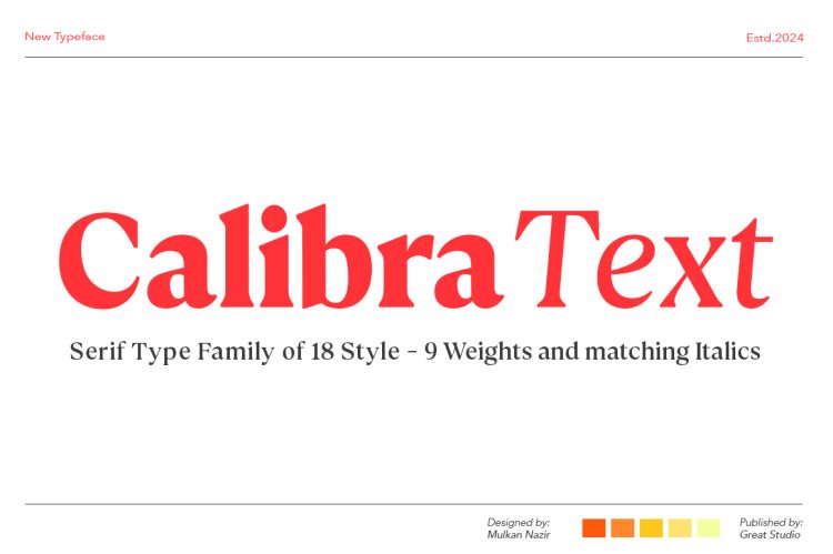 Calibra text