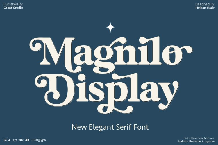 elegant serif