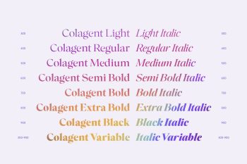 font family colagent