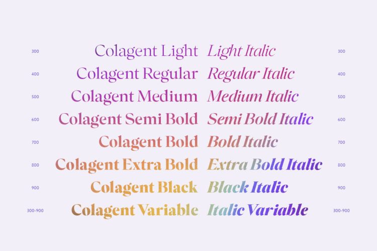 font family colagent