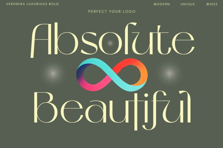 glamour luxury typeface