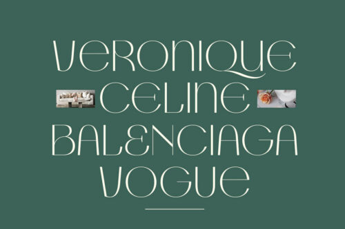 glamour luxury typeface