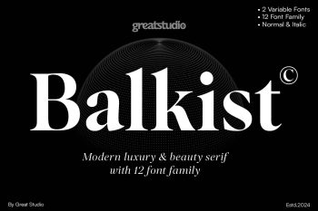 modern luxury and beaty serif font