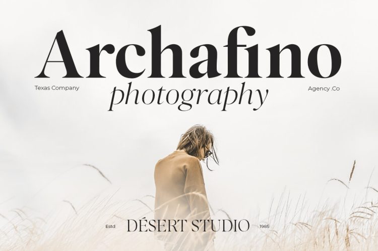 modern luxury and beaty serif font