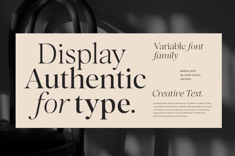 modern luxury and beaty serif font