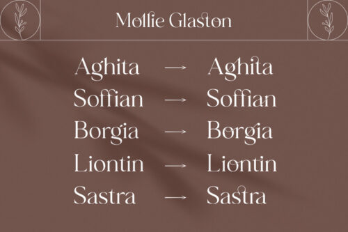 modern serif font
