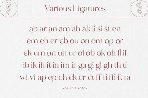 modern serif font