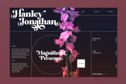 modern serif typeface