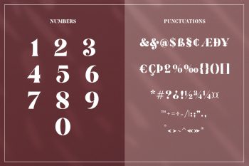 modern serif typeface