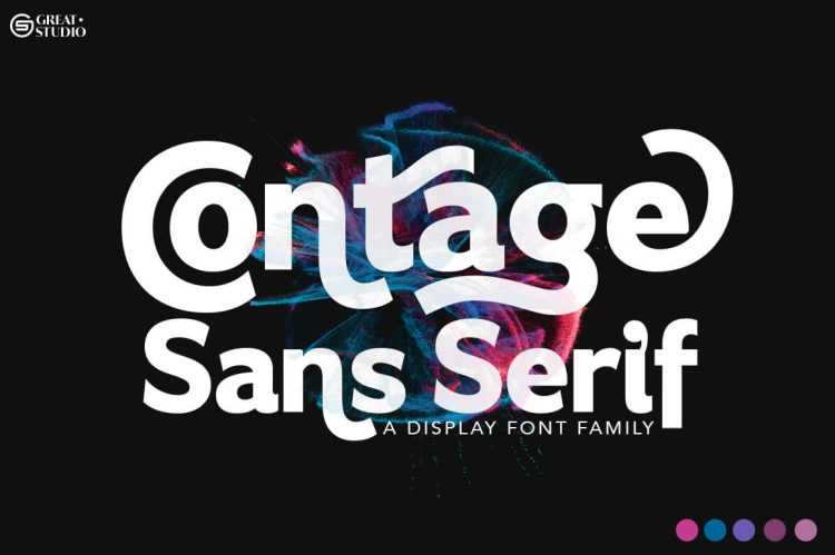 diplay sans serif font