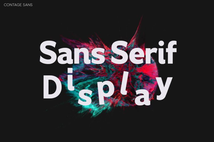 diplay sans serif font