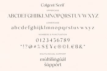 serif font
