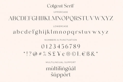 serif font