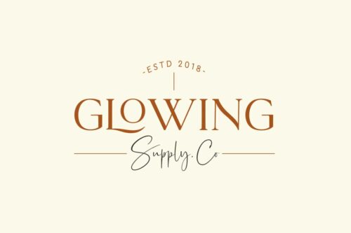 serif script font