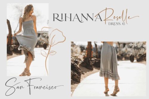 serif script font
