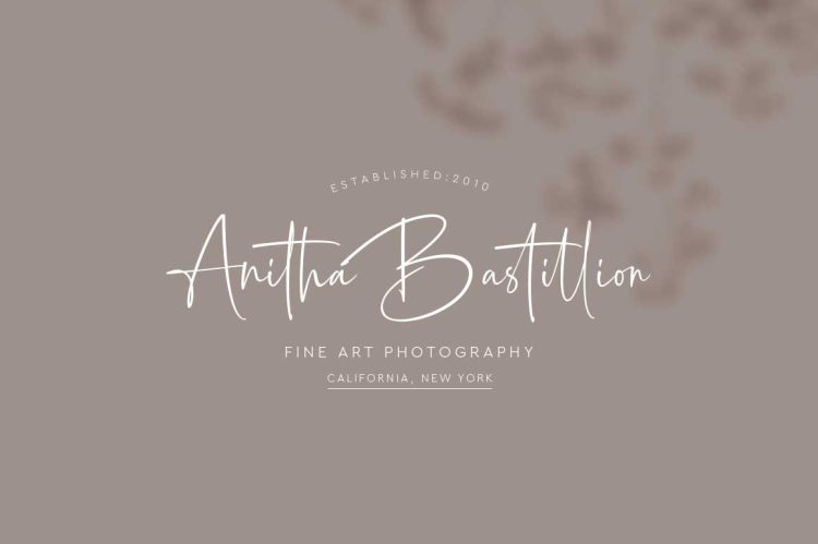 serif script font