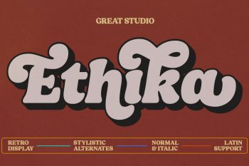 Ethika Retro Font